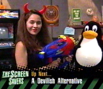 Darci as the BSD devil