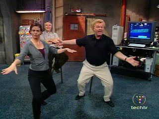 Tap dancing duo Kate Botello and Johnny Whitaker