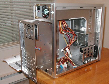 back view of Lian-Li PC60 case